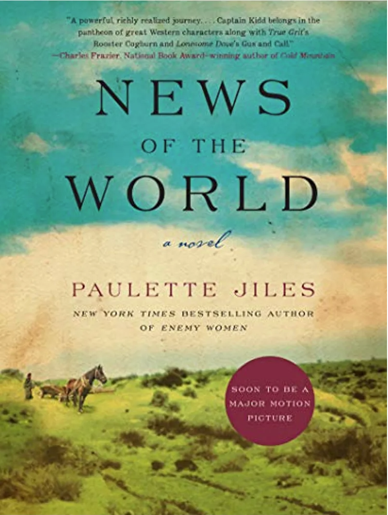 Book cover: "News of the World" by Paulette Jiles
