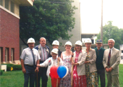 Photo of the 1995 Ground Breaking.