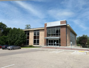 Exterior of Milton Public Library from High Street