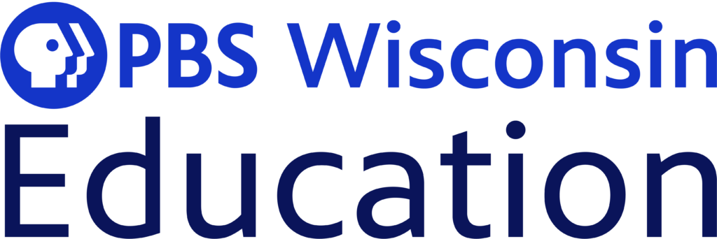 PBS Wisconsin Education loco in blue and dark blue