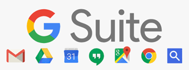 All the icons used for G Suite programs