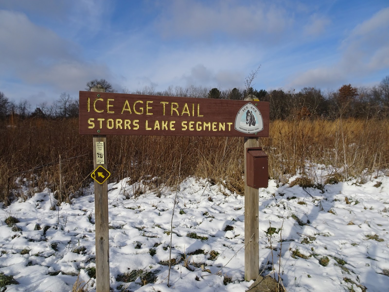 Ice Age Trail Storrs Lake Segment sign