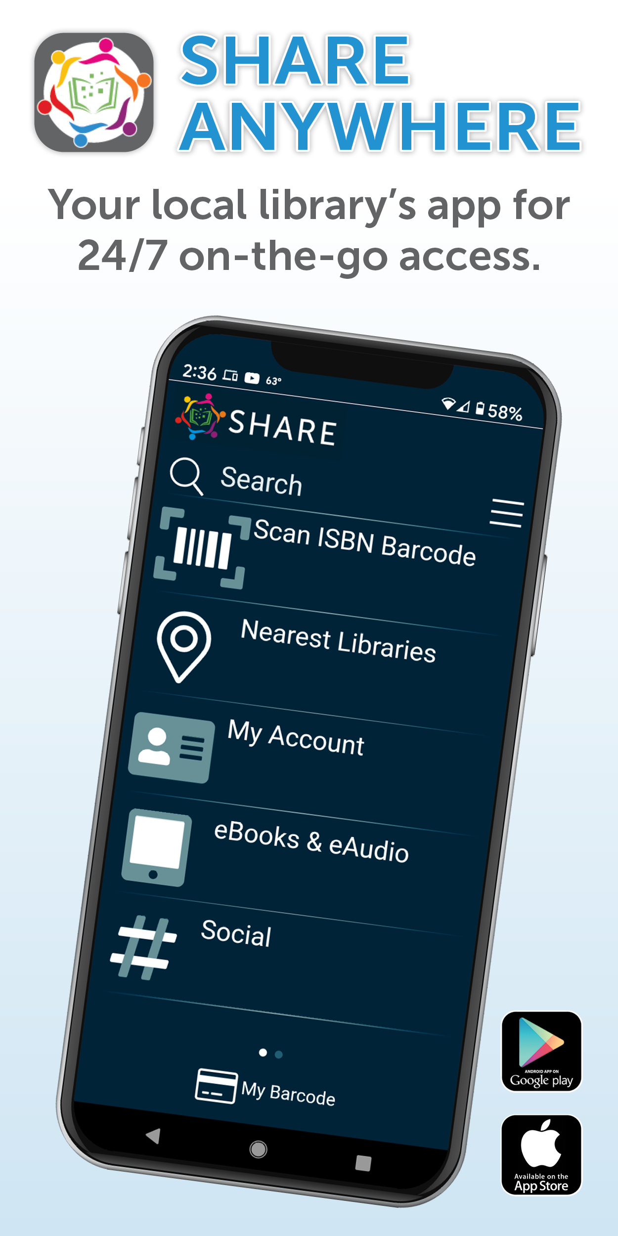 Share app graphic with homescreen - vertical 300x600