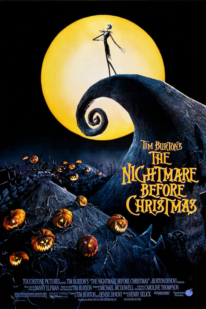 DVD cover of the Nightmare Before Christmas