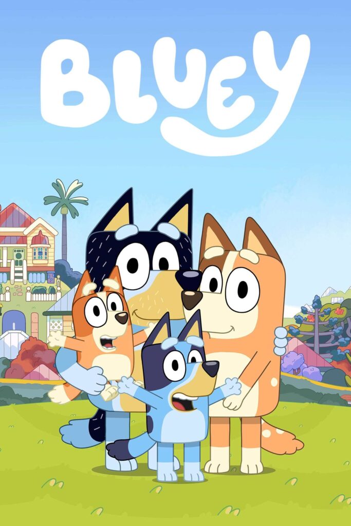 An image of the popular animated series Bluey