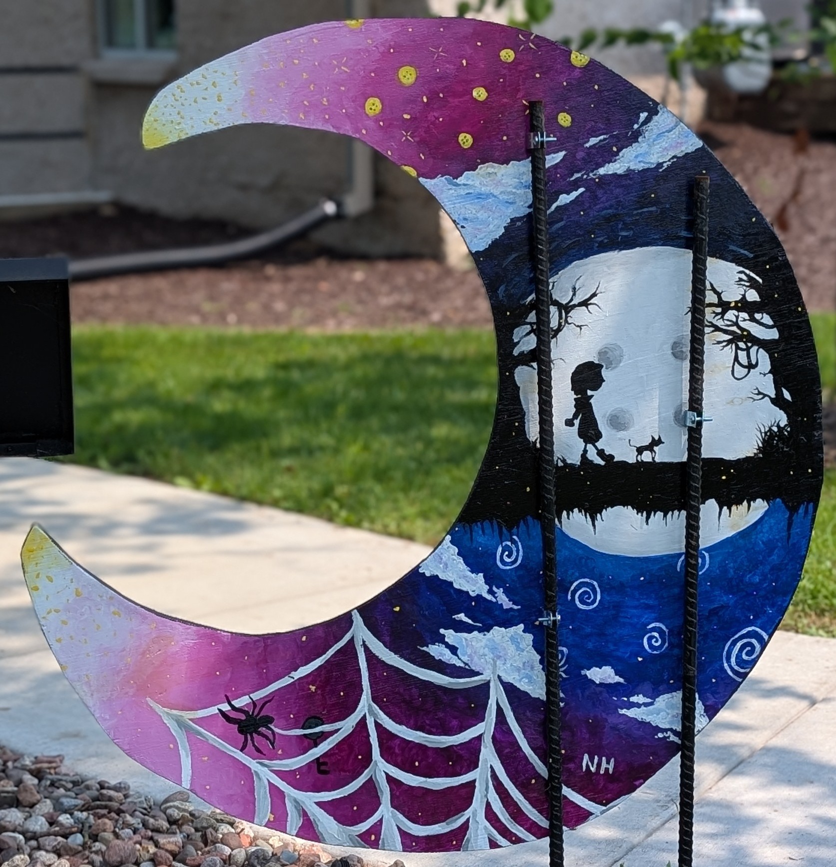 Heather and Naomi Hansen Crescent Moon Back