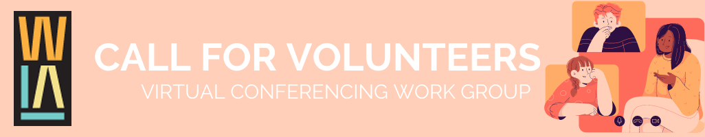 WLA call for volunteers Banner: Call for volunteers