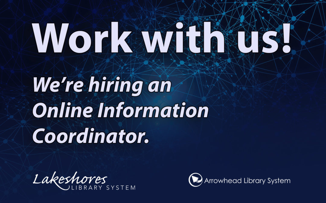Work with us! New position available.